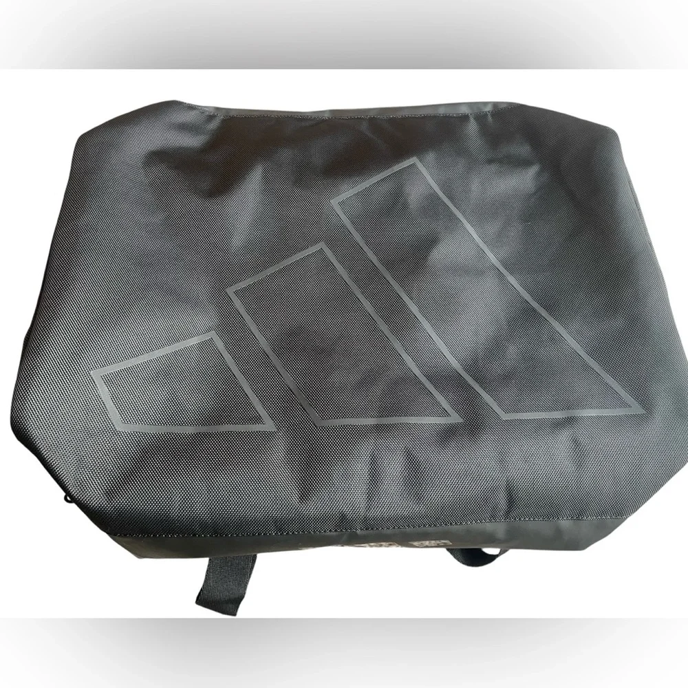 Adidas Large Duffel Bag Grey/Black NWT Gym Travel Baseball Sports